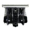A close up of the top part of a hair trimmer