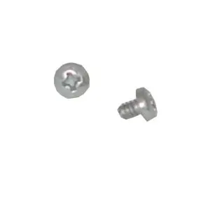 A pair of small screws for the front wheel.