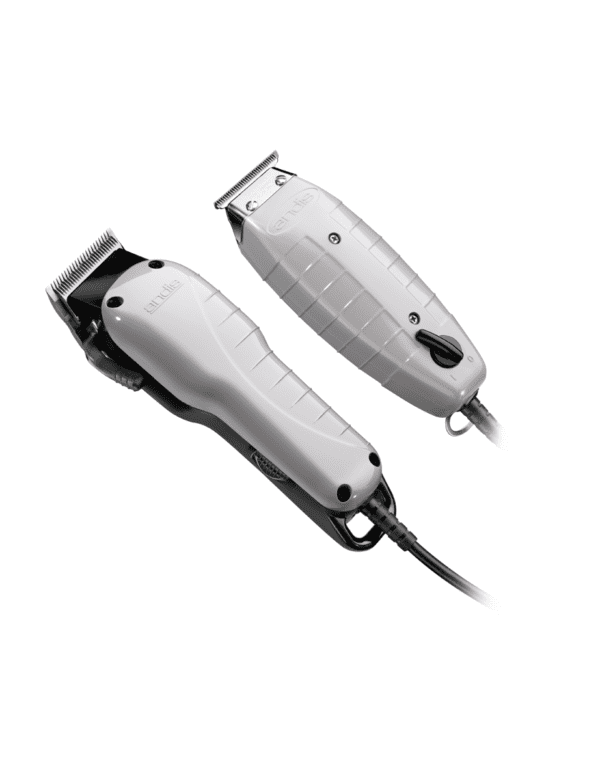A pair of electric hair clippers on top of each other.