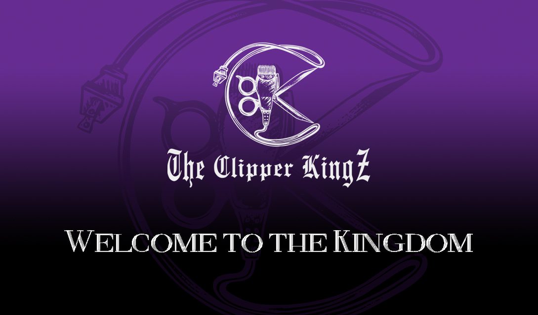 A purple background with the words " welcome to the kingdom."