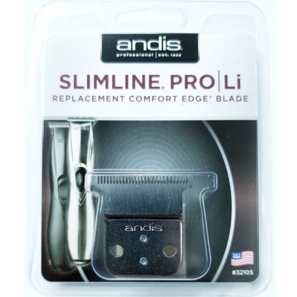 A package of the andis slimline pro li replacement comfort edge blade.