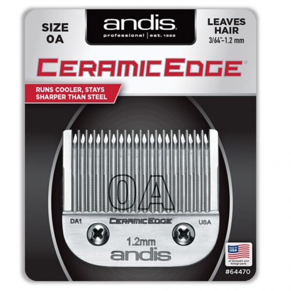 A package of andis ceramic edge blade
