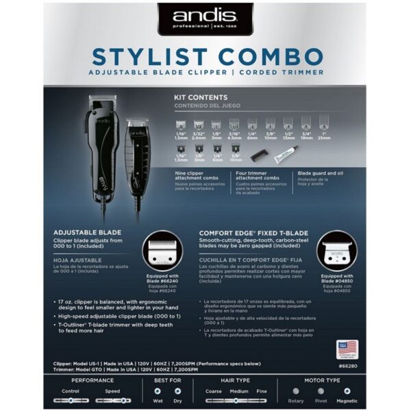 A flyer for the stylist combo kit.