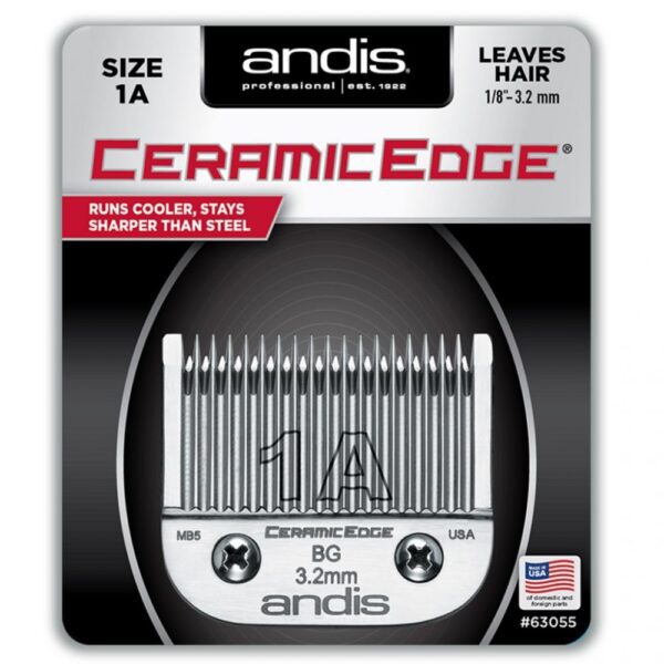 A package of andis ceramic edge blade
