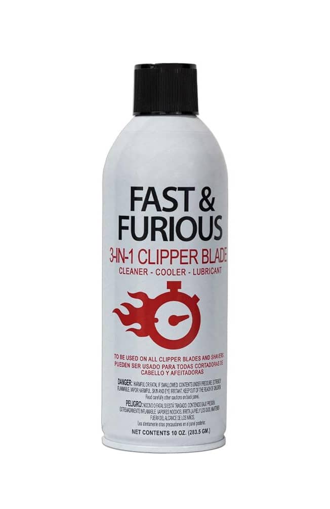 A bottle of fast and furious 3 in 1 clipper blade