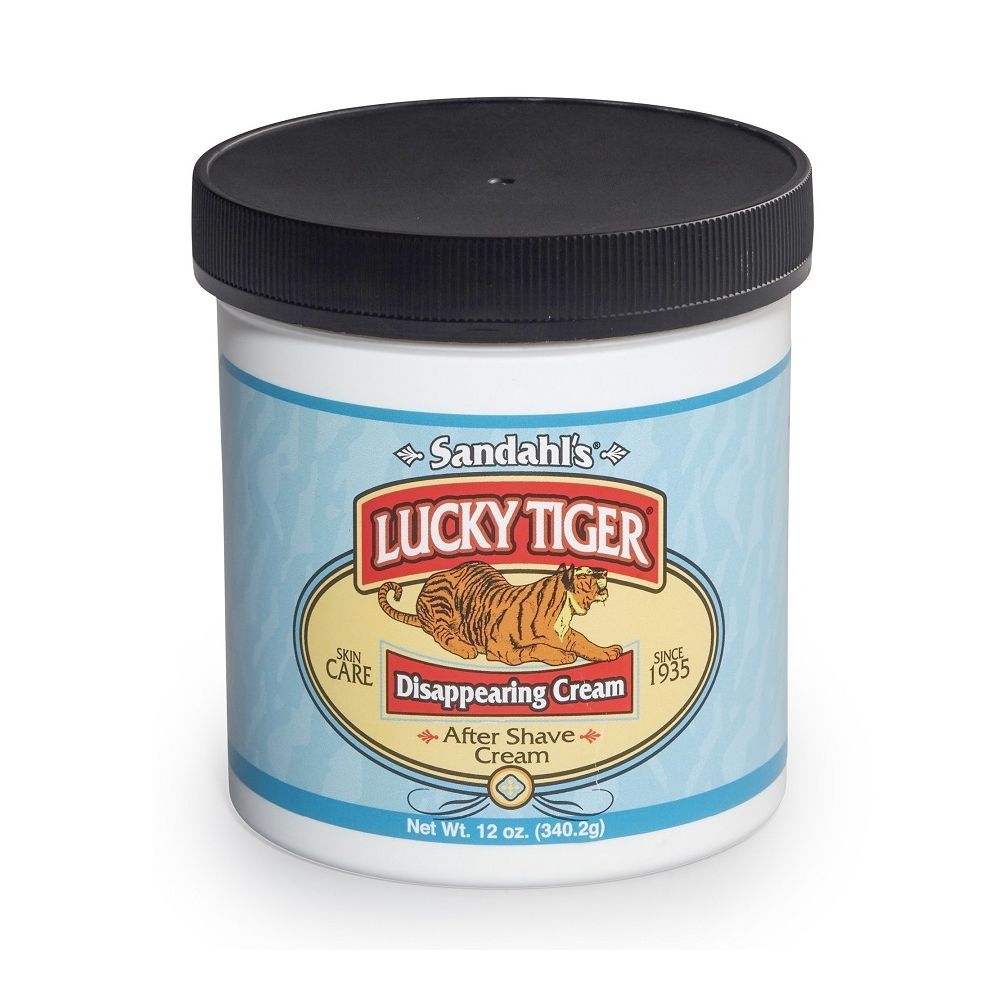 A can of lucky tiger shopping cream
