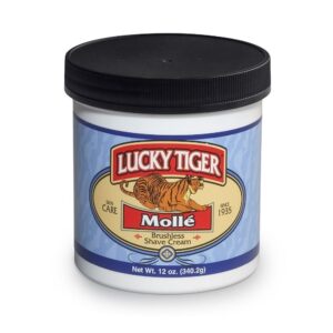 A container of lucky tiger molle
