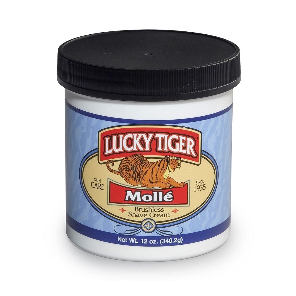A container of lucky tiger molle
