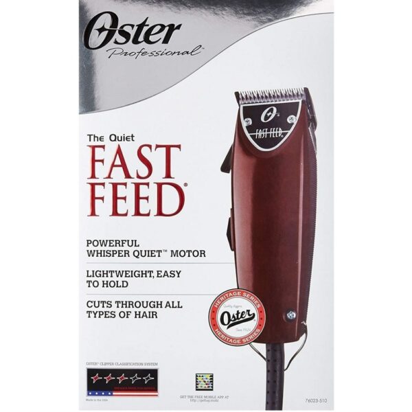 A box of oster professional fast feed hair clipper