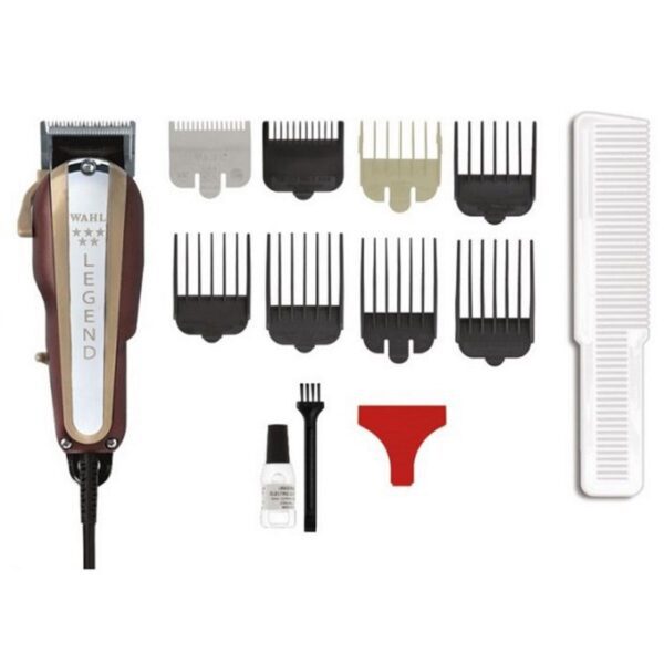A brown and white picture of a hair clipper