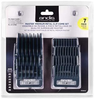 A package of combs for hair styling