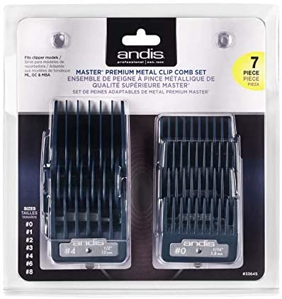 A package of combs for hair styling