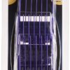 A purple plastic fence in a package.